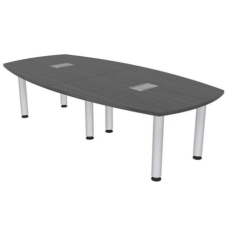 Skutchi Designs 45 in W, 96 in L, 29 in H, Engineered Wood Top, Grey H-ABOT-46X93-PT-AN-EL